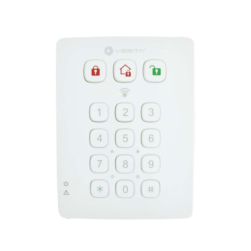 VESTA-012N-NOTAG Clavier radio avec Bluetooth